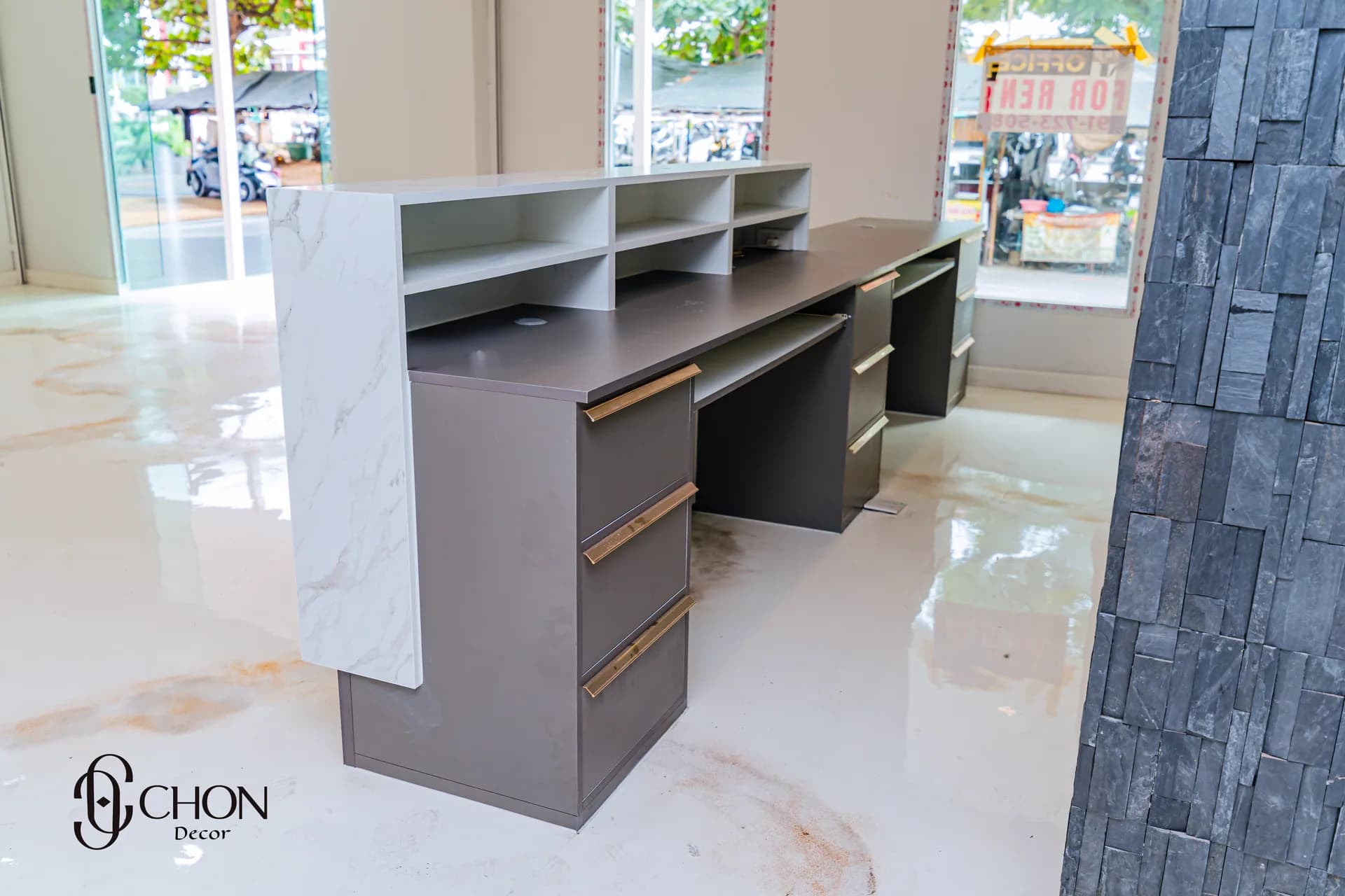 เคาเตอร์และตู้ลอย พัทยาใต้ — ผลงาน Chon Decor ภาพที่ 6