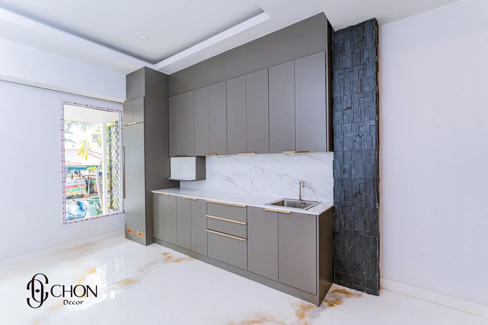 เคาเตอร์และตู้ลอย พัทยาใต้ — ผลงาน Chon Decor ภาพที่ 11
