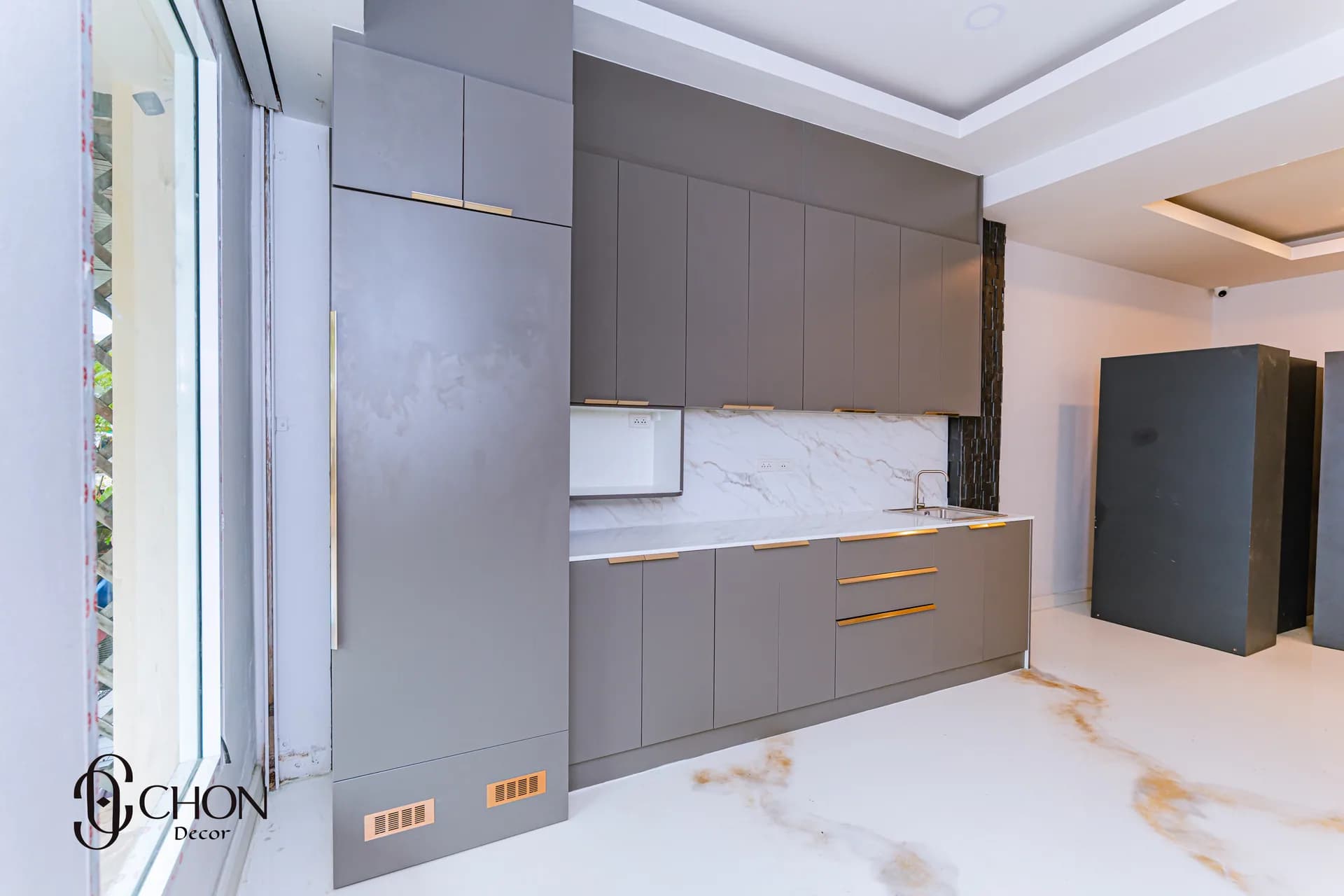 เคาเตอร์และตู้ลอย พัทยาใต้ — ผลงาน Chon Decor ภาพที่ 13