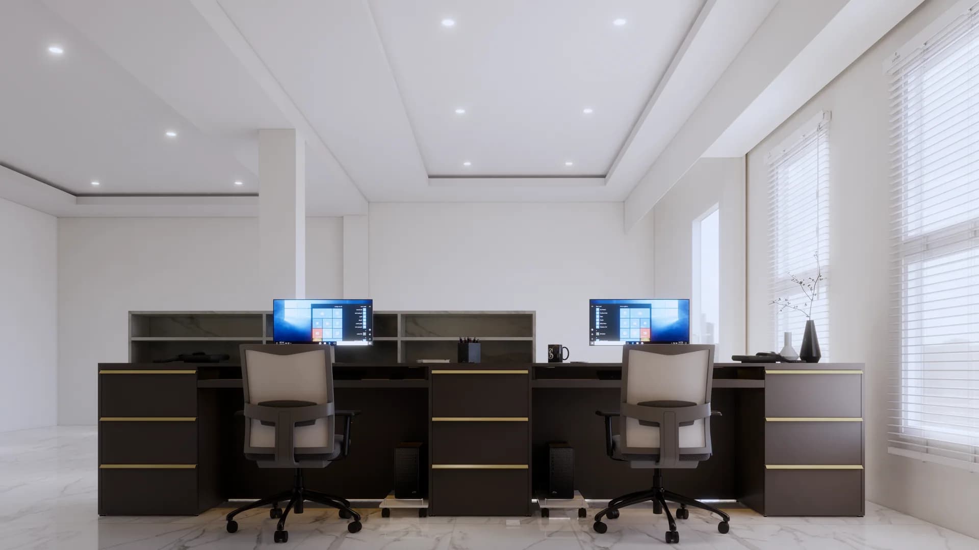 Render 3d เคาเตอร์และตู้ลอย พัทยาใต้ — ผลงาน Chon Decor ภาพที่ 11