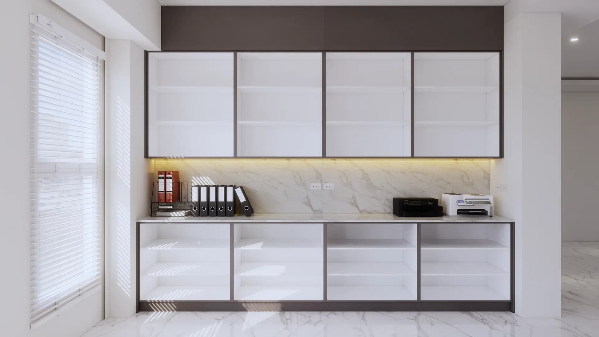Render 3d เคาเตอร์และตู้ลอย พัทยาใต้ — ผลงาน Chon Decor ภาพที่ 14