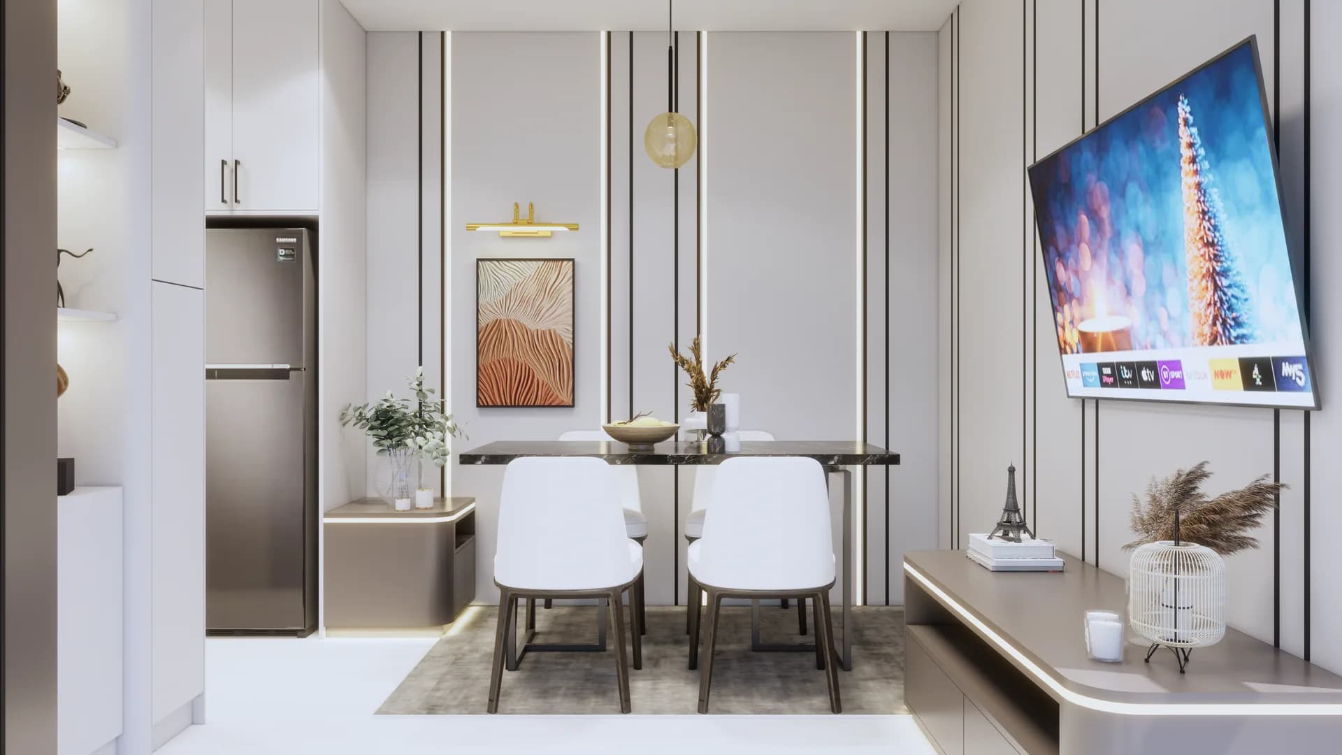 Render Type Extra A (58.00 SQ.M.) — ผลงาน Chon Decor ภาพที่ 2