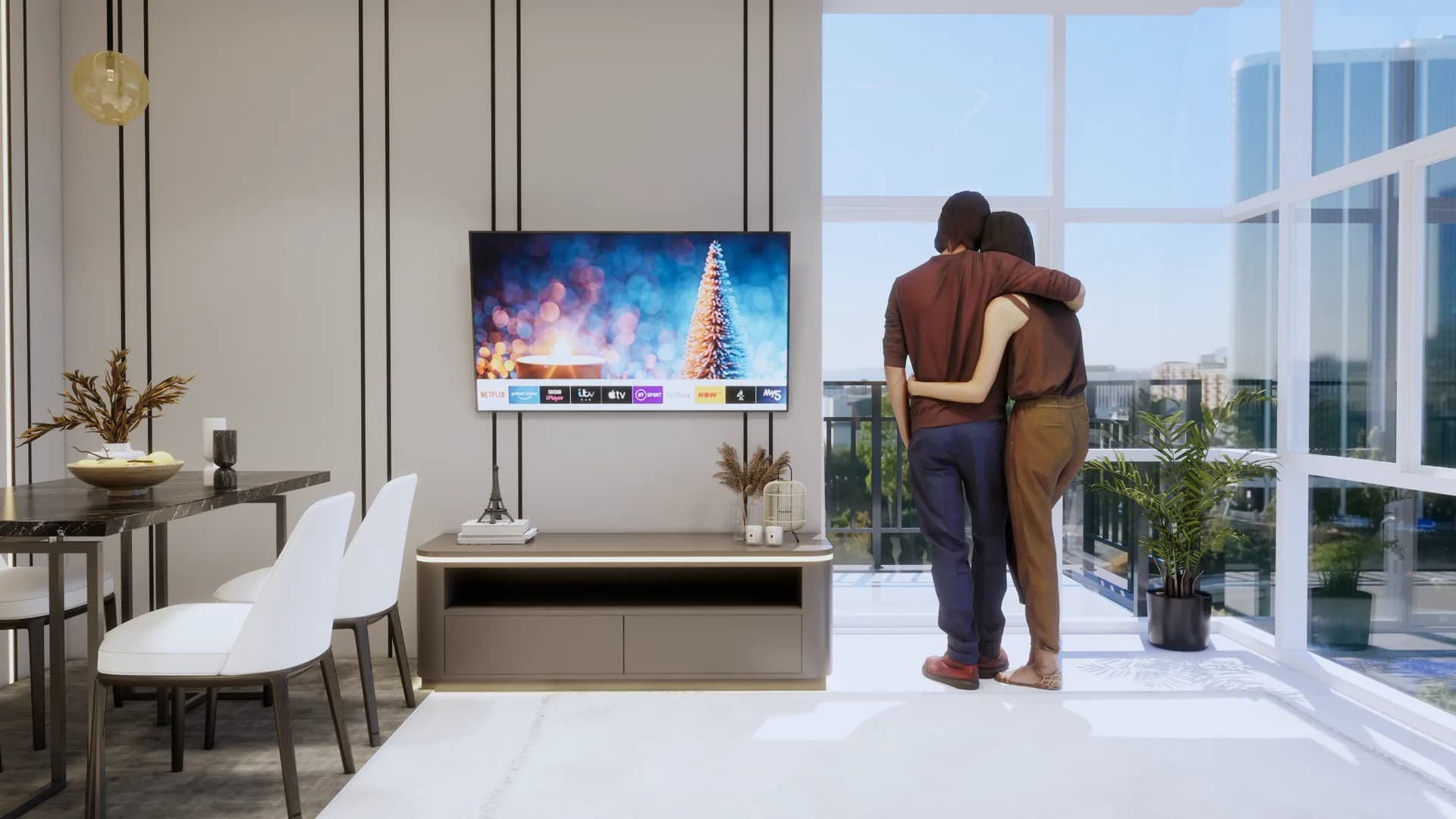 Render Type Extra A (58.00 SQ.M.) — ผลงาน Chon Decor ภาพที่ 3