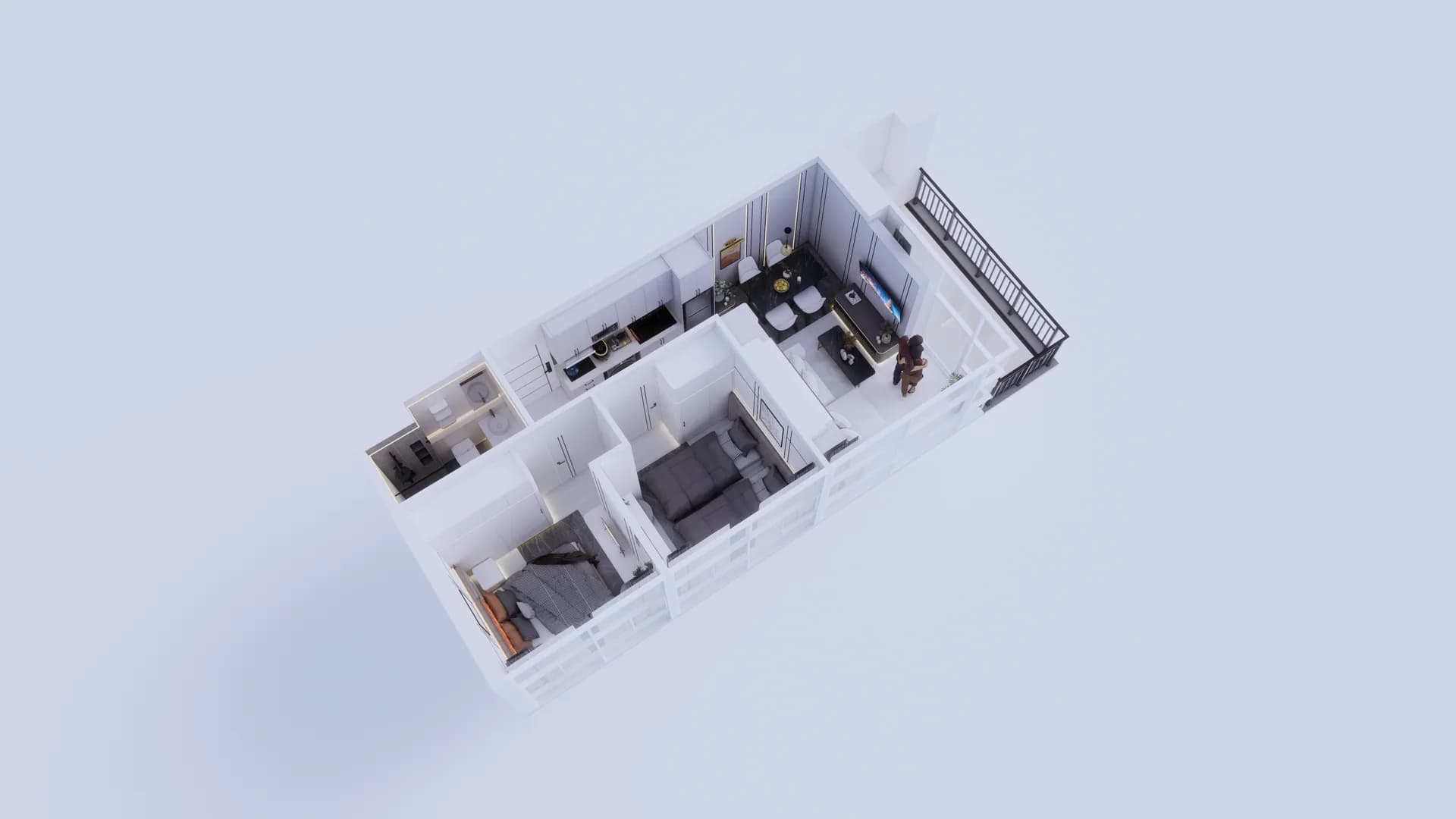Render Type Extra A (58.00 SQ.M.) — ผลงาน Chon Decor ภาพที่ 16