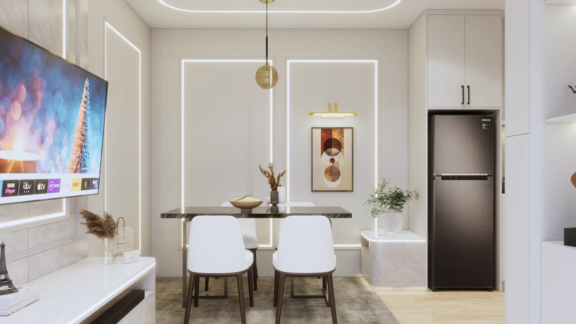Render Type Extra B (65.75 SQ.M.) — ผลงาน Chon Decor ภาพที่ 2