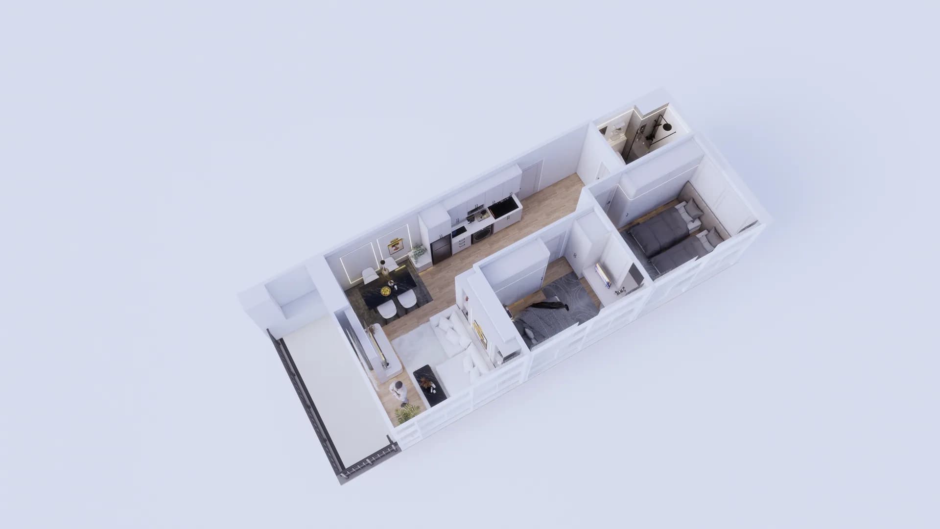 Render Type Extra B (65.75 SQ.M.) — ผลงาน Chon Decor ภาพที่ 16