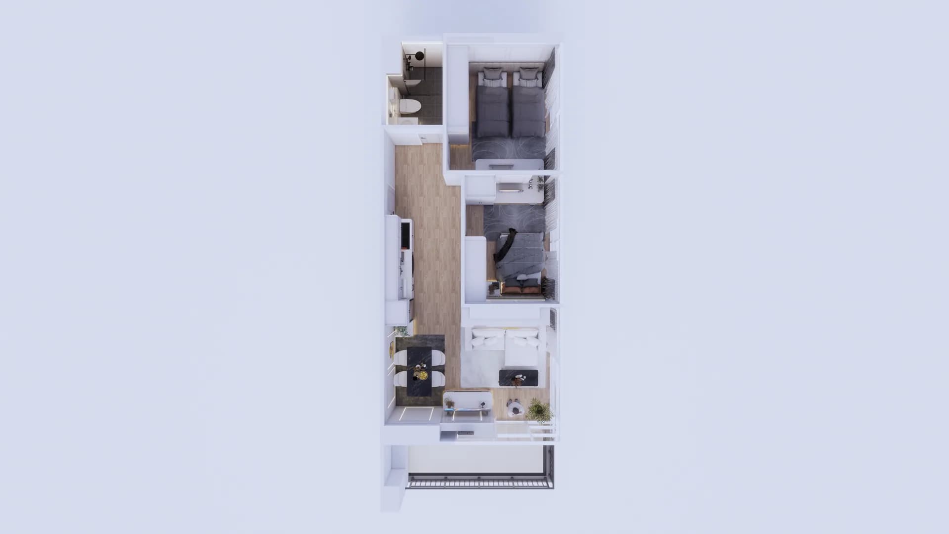 Render Type Extra B (65.75 SQ.M.) — ผลงาน Chon Decor ภาพที่ 17