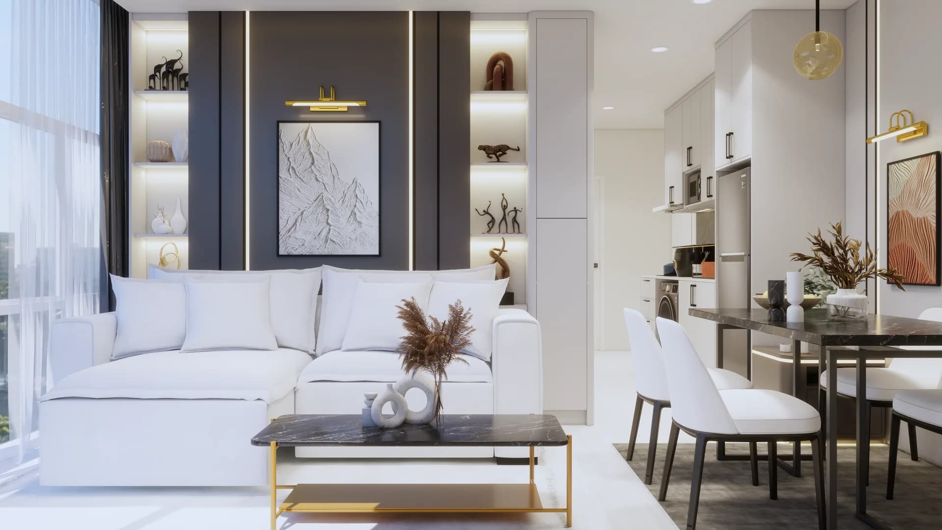 Render Type Extra A (58.00 SQ.M.) — ผลงาน Chon Decor ภาพที่ 1